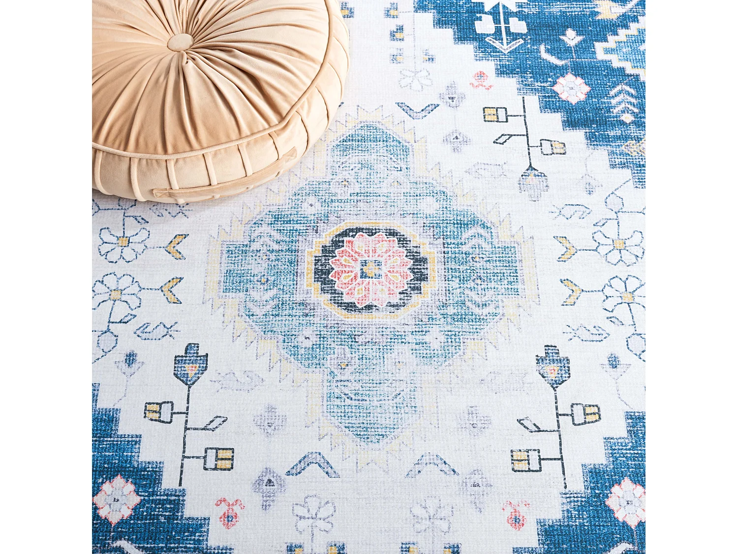 Tapis Marine/Ivoire 122 X 183 cm - Calypso