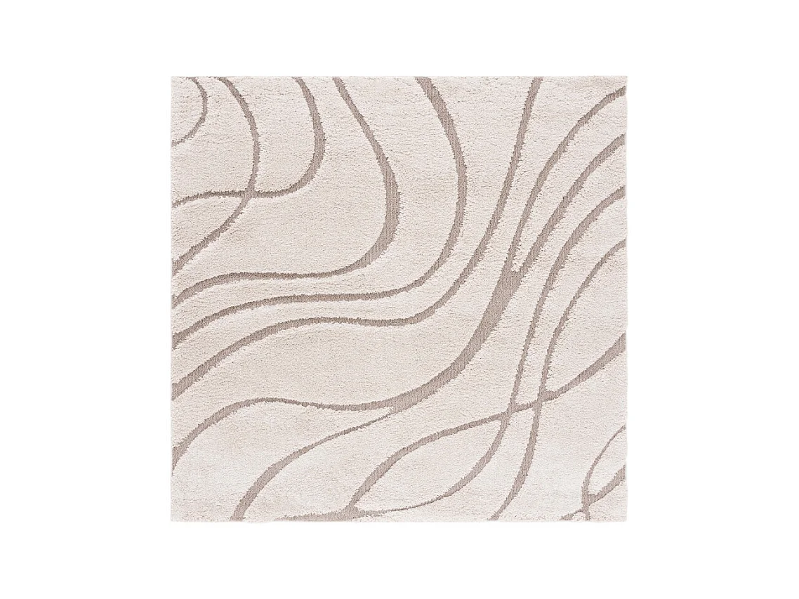Tapis Crème/Beige 122 X 122 cm - Naples