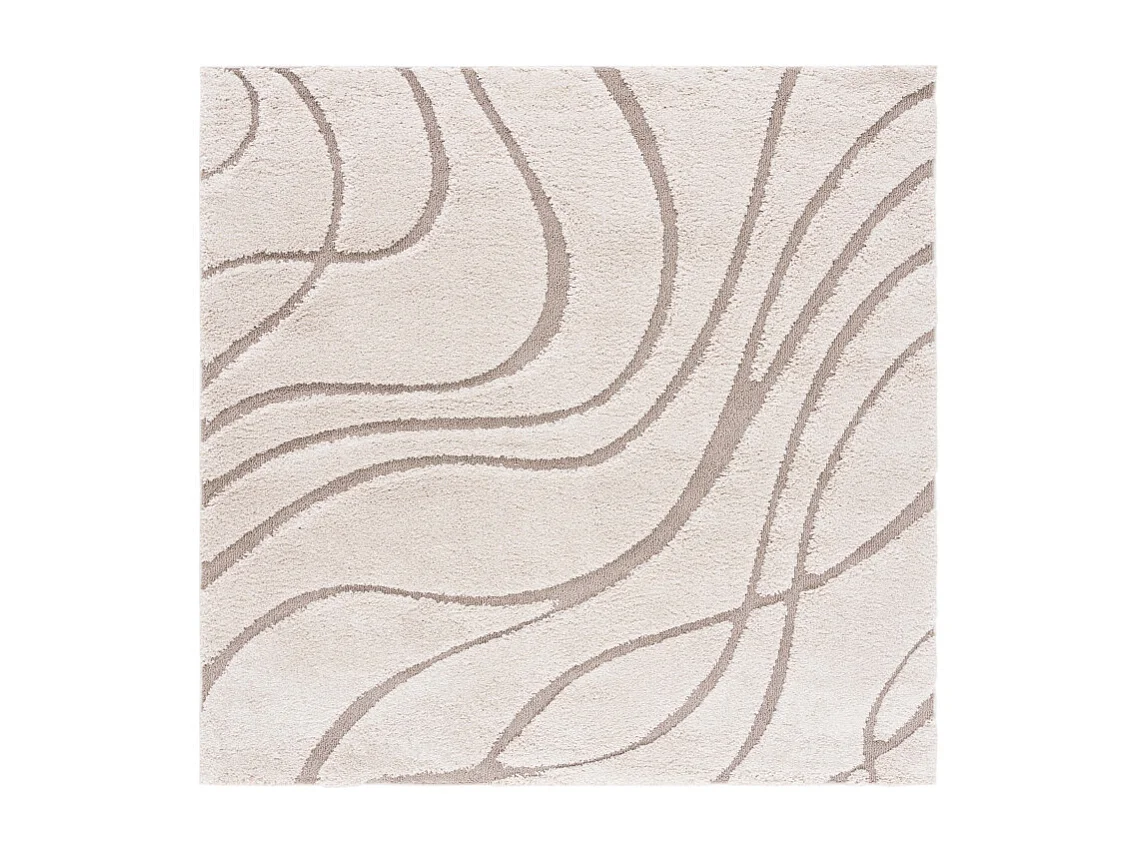Tapis Crème/Beige 122 X 122 cm - Naples