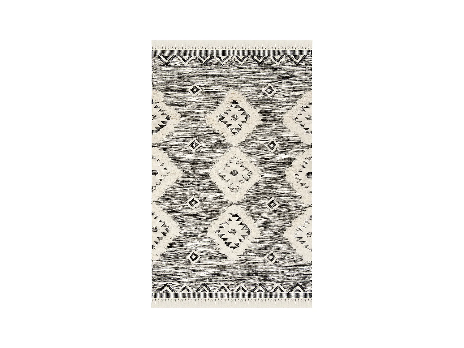 Tapis Noir/Neutre 152 X 244 cm - Kallie