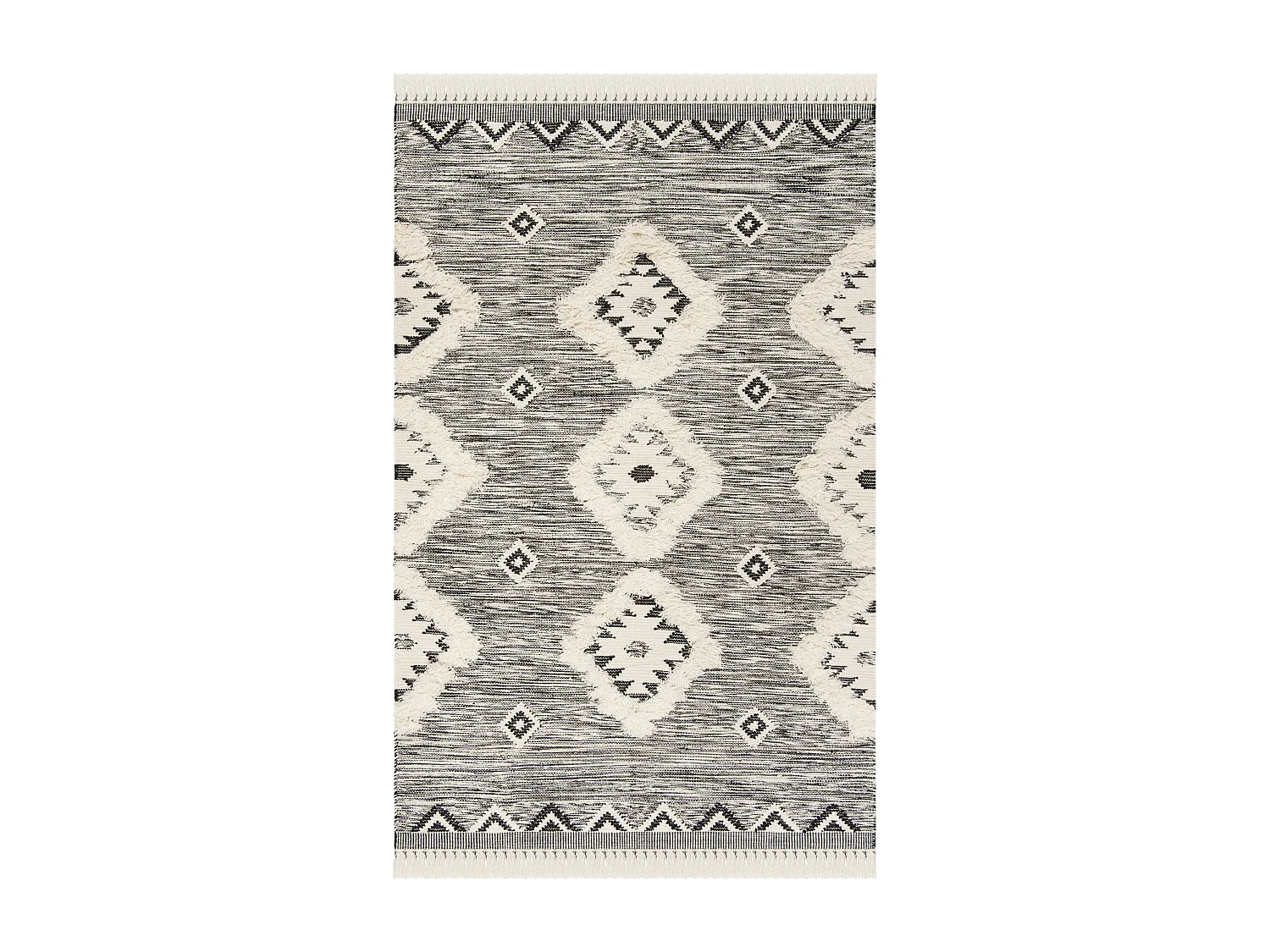 Tapis Noir/Neutre 152 X 244 cm - Kallie