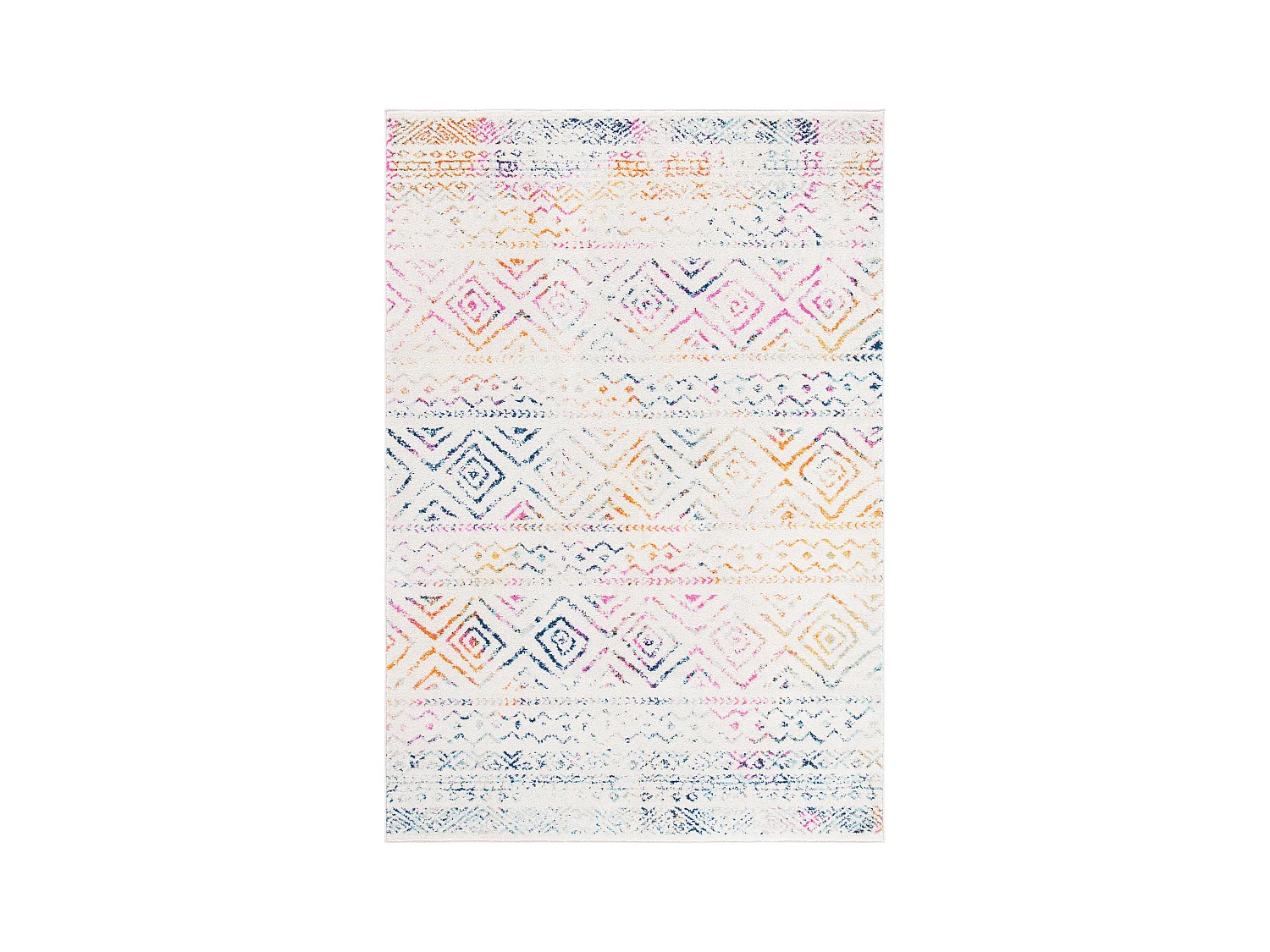 Tapis Neutre/Rose 122 X 183 cm - Makayla