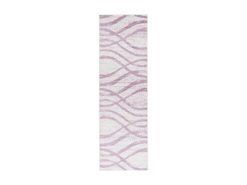 Tapis Neutre/Violet 76 X 244 cm - Leocadia