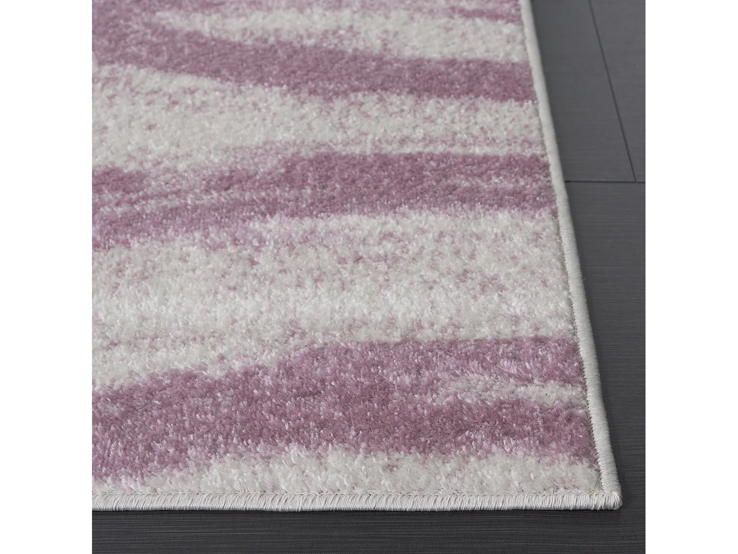 Tapis Neutre/Violet 76 X 244 cm - Leocadia