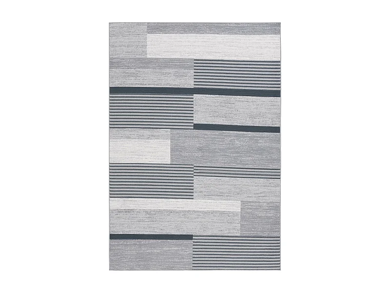 Tapis Gris/Noir Ivoire 160 X 229 cm - Ellington