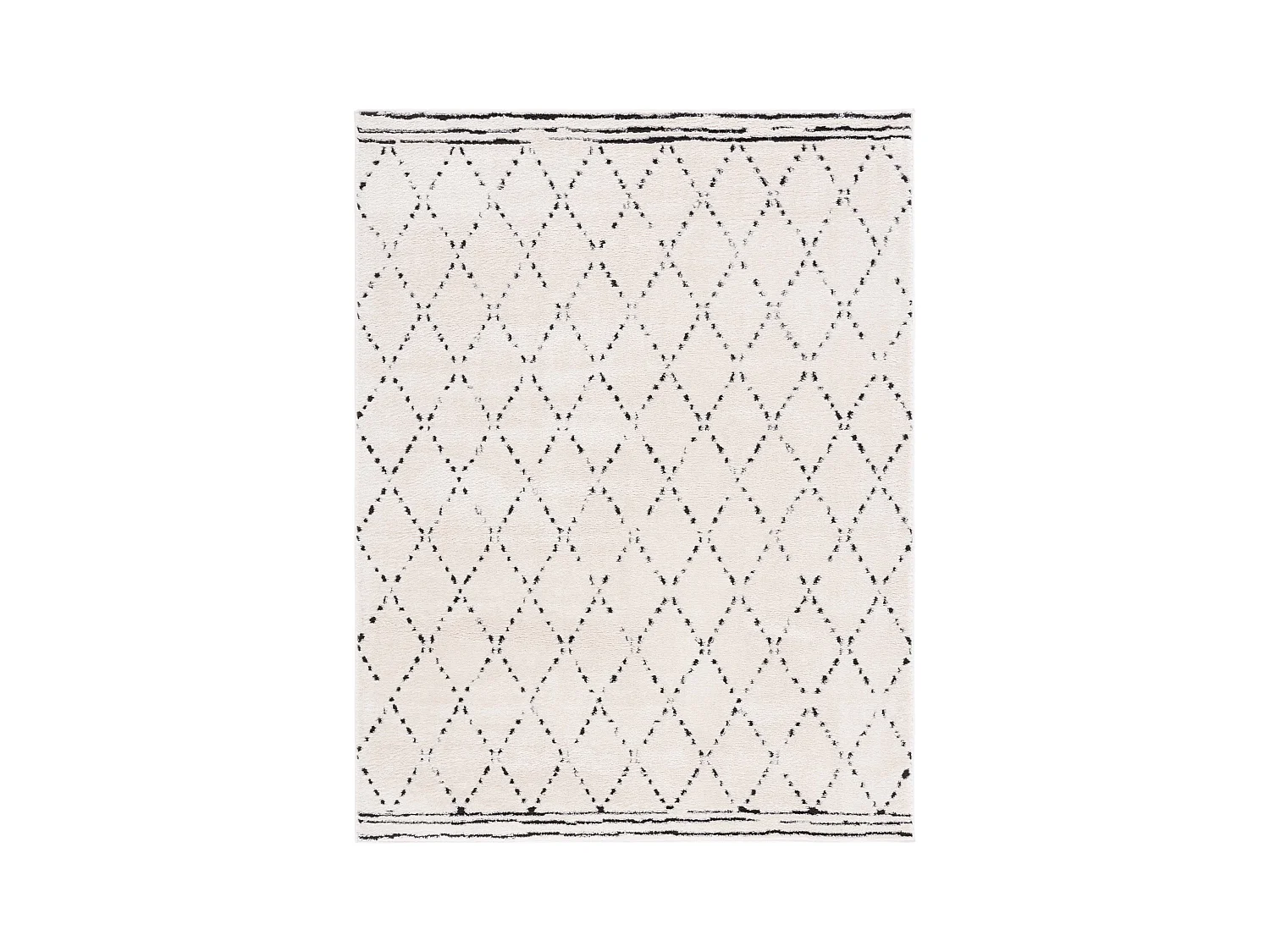Tapis Ivoire/Noir 91 X 152 cm - Kit