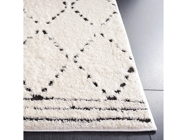 Tapis Ivoire/Noir 91 X 152 cm - Kit