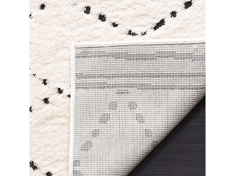 Tapis Ivoire/Noir 91 X 152 cm - Kit