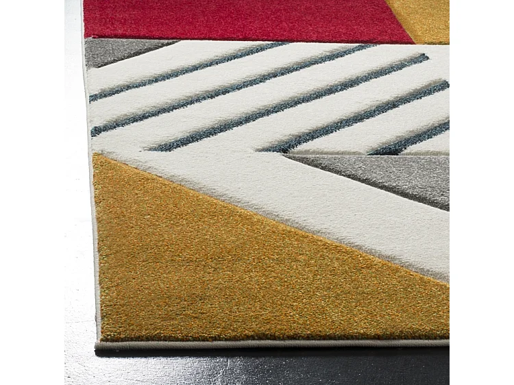 Tapis Neutre/Bleu 79 X 152 cm - Dominique