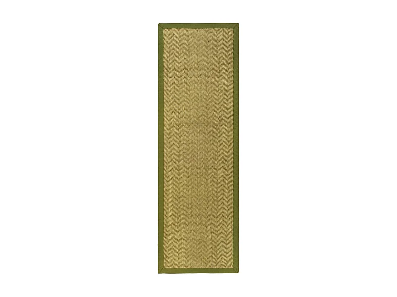 Tapis Neutre/Vert 76 X 244 cm - Winifred