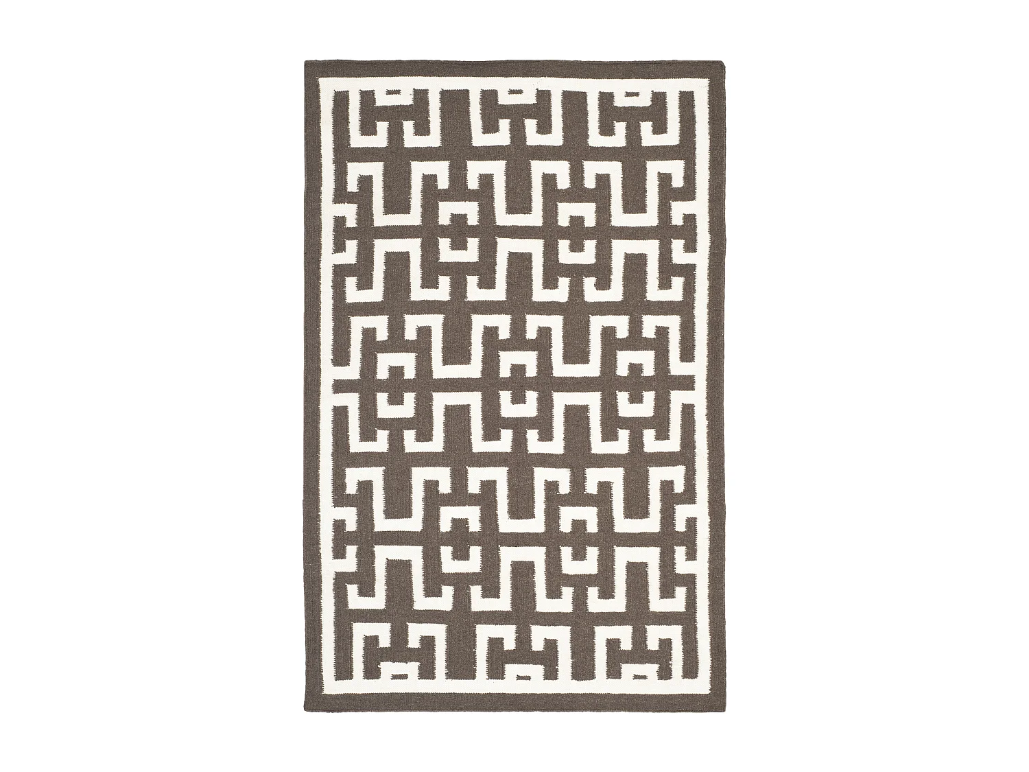 Tapis Marron/Neutre 122 X 183 cm - Safi