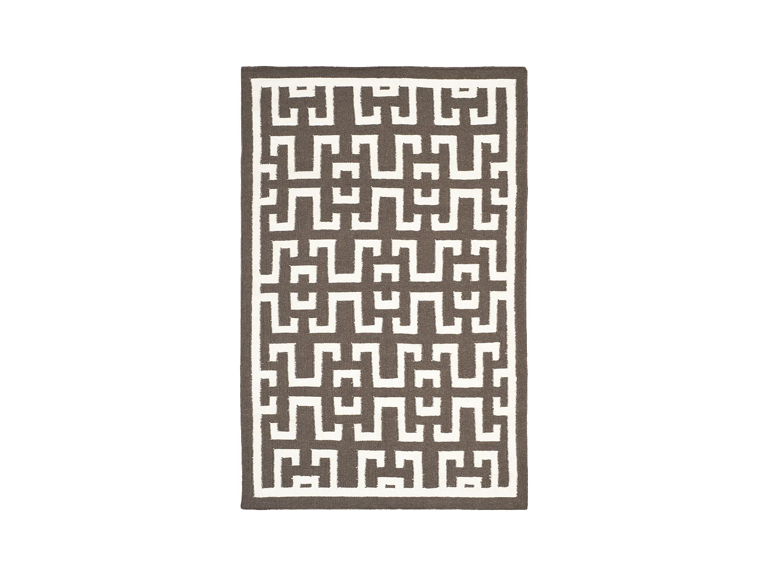 Tapis Marron/Neutre 122 X 183 cm - Safi
