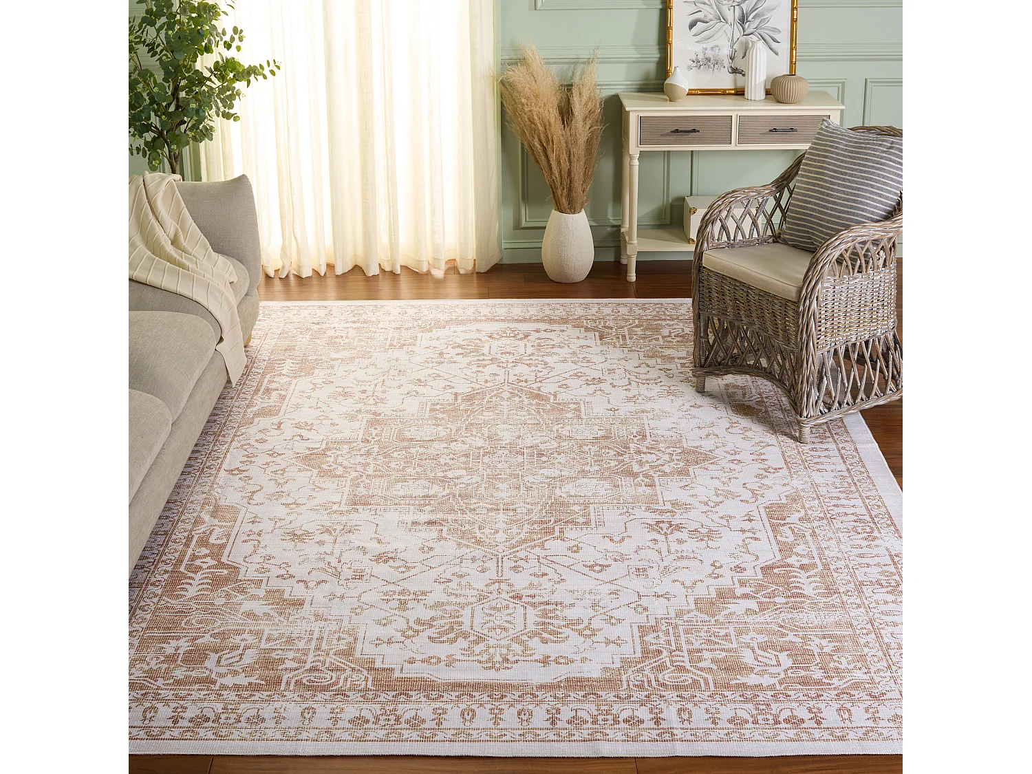 Tapis Beige/Or 244 X 305 cm - Briella