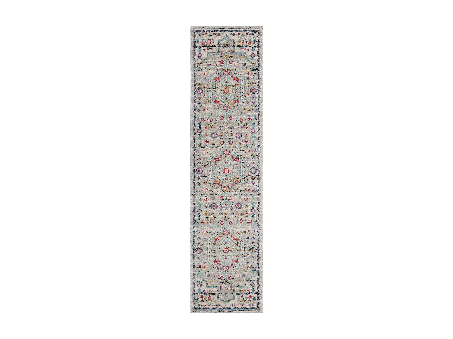 Tapis Gris/Rose 61 X 244 cm - Mila