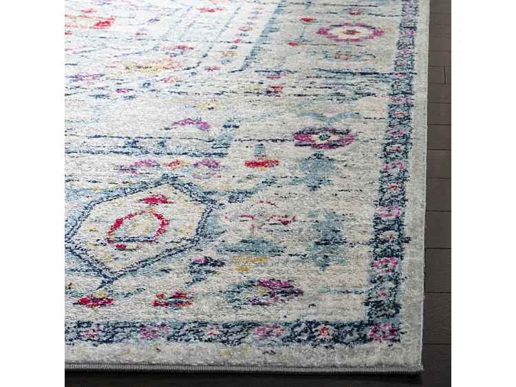 Tapis Gris/Rose 61 X 244 cm - Mila