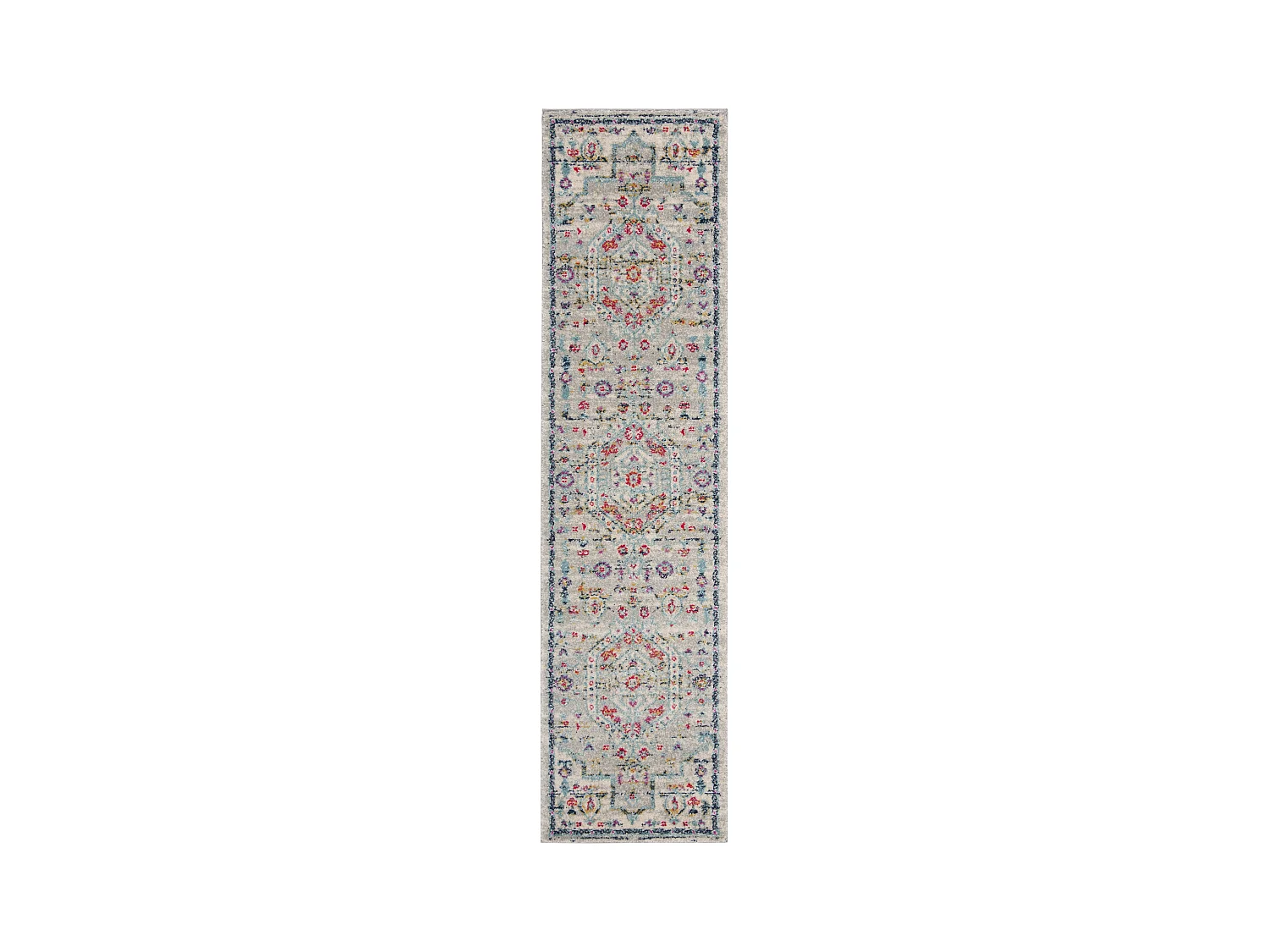 Tapis Gris/Rose 61 X 244 cm - Mila