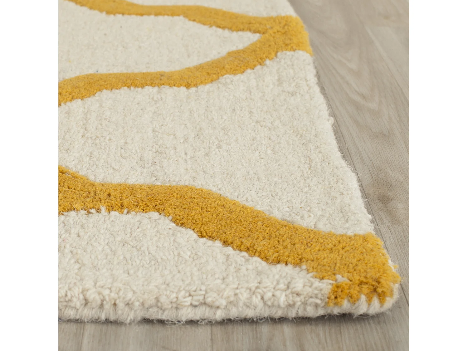 Tapis Neutre/Or 152 X 244 cm - Ava