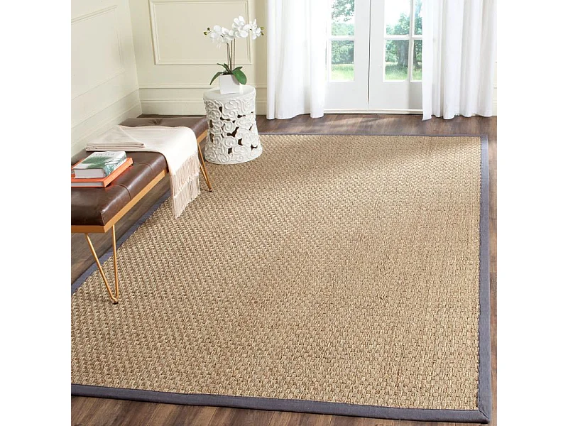 Tapis Naturel/Gris foncé 183 X 274 cm - Roselyn