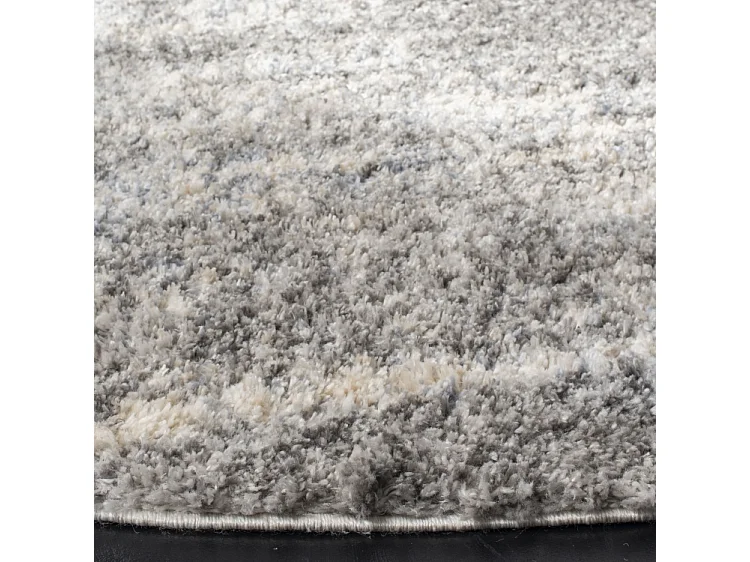 Tapis Gris Bleu/Crème 99 x 99 cm - Tiznit