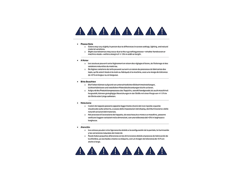 Tapis Neutre/Orange 122 X 183 cm - Ferrat