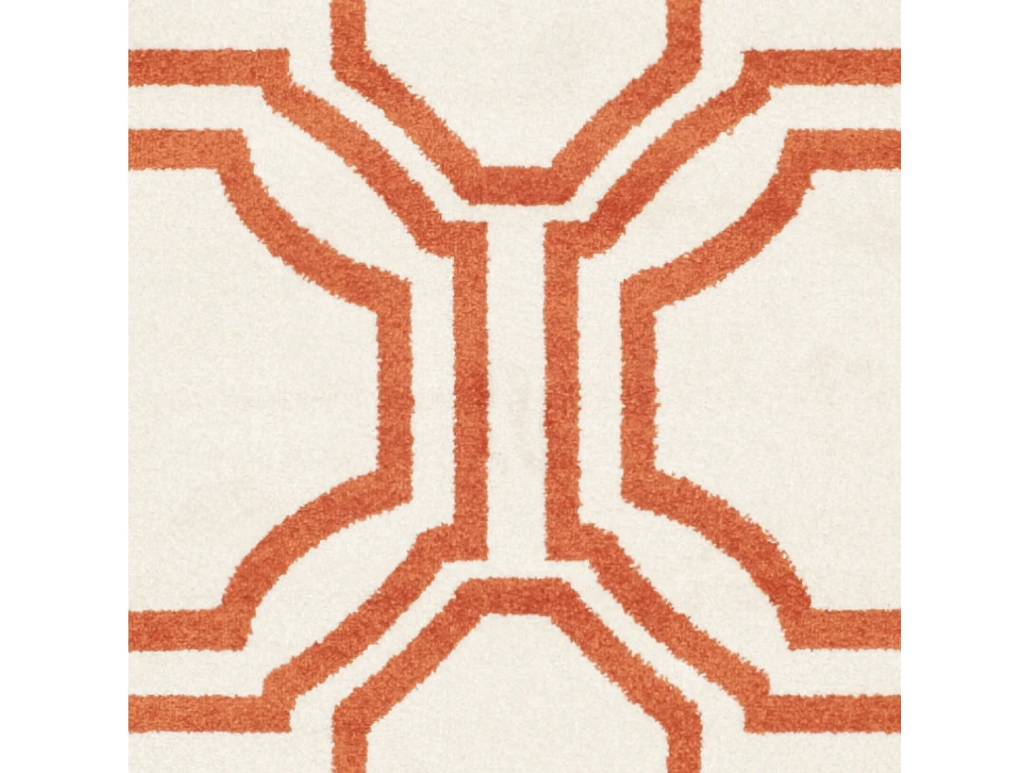 Tapis Neutre/Orange 122 X 183 cm - Ferrat