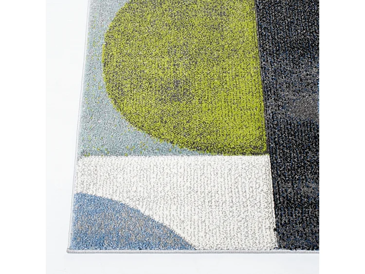Tapis Gris/Bleu 160 X 229 cm - Paige