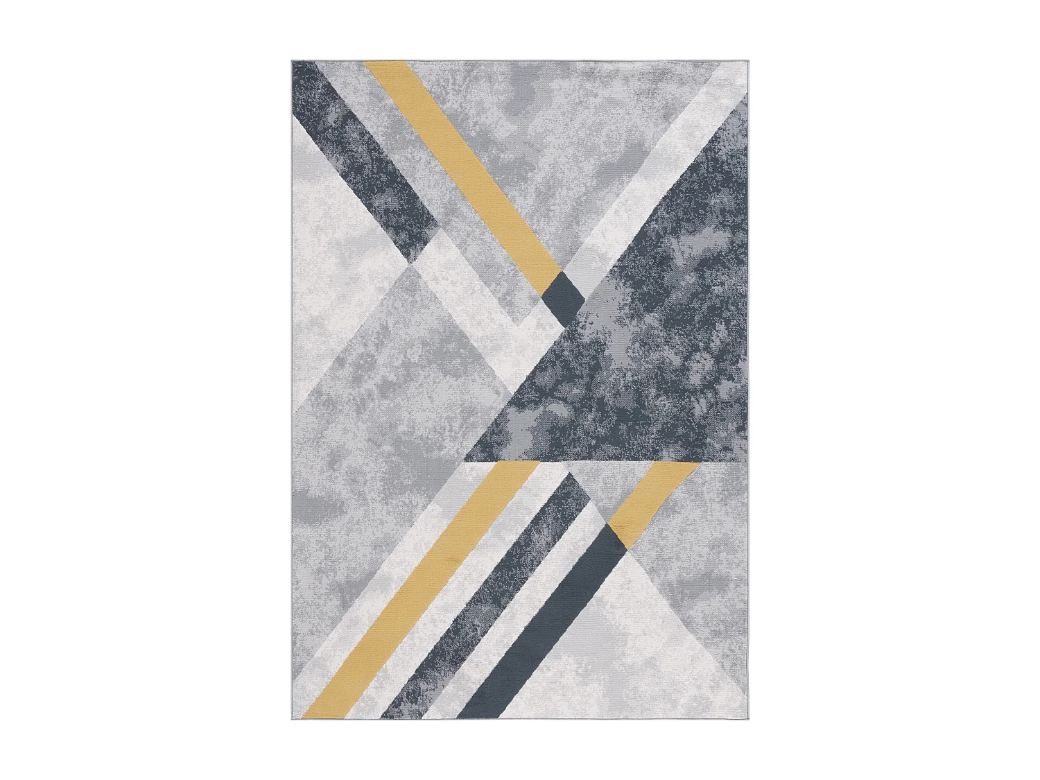 Tapis Gris/Or Noir 160 X 229 cm - Larkin