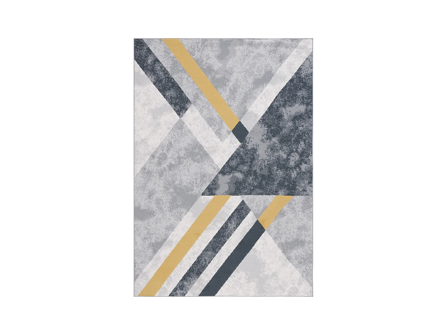 Tapis Gris/Or Noir 160 X 229 cm - Larkin