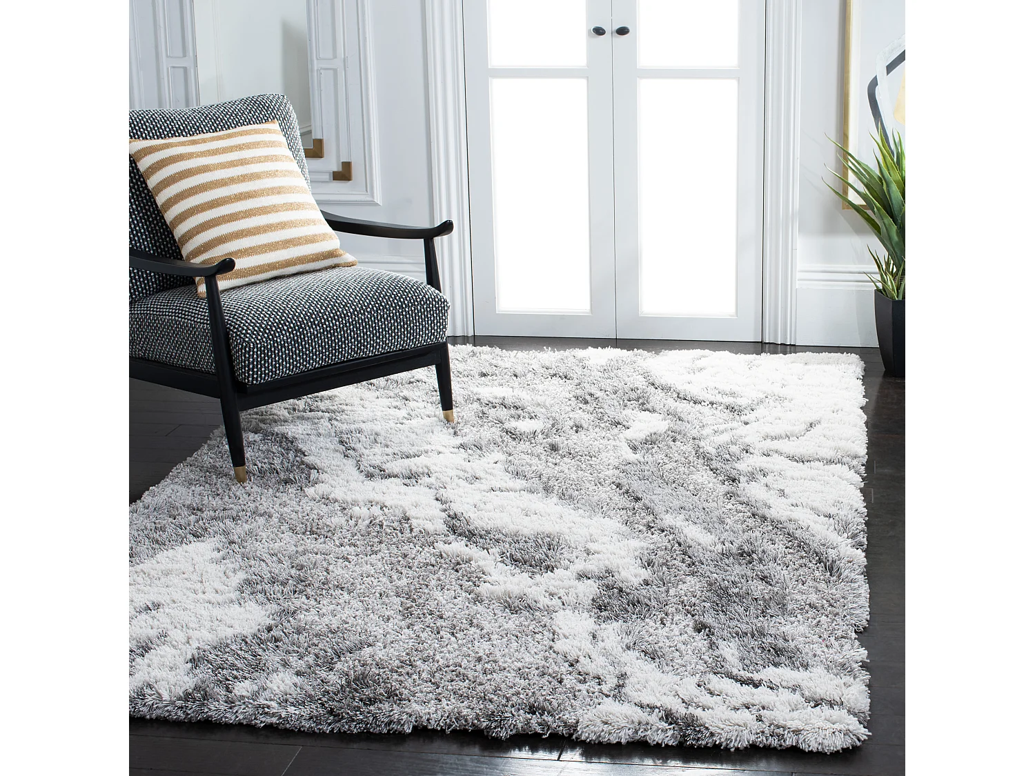 Tapis Gris 160 X 231 cm - Mukades