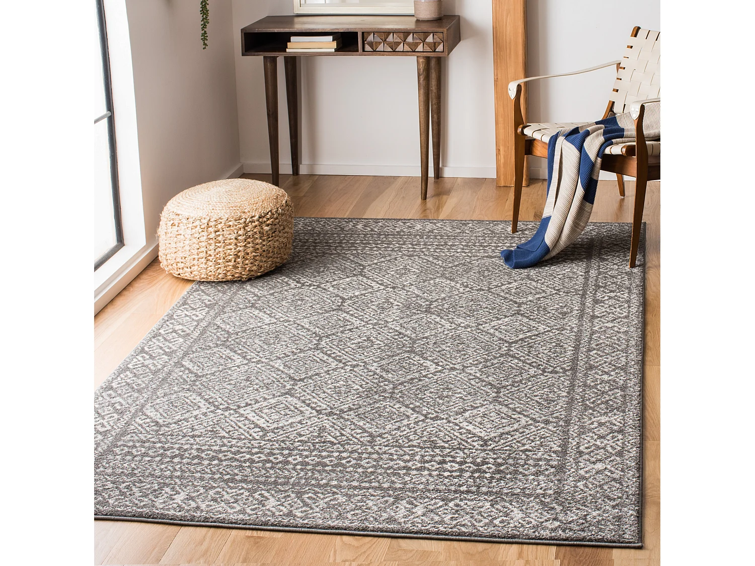 Tapis Gris/Neutre 122 X 183 cm - Catherine