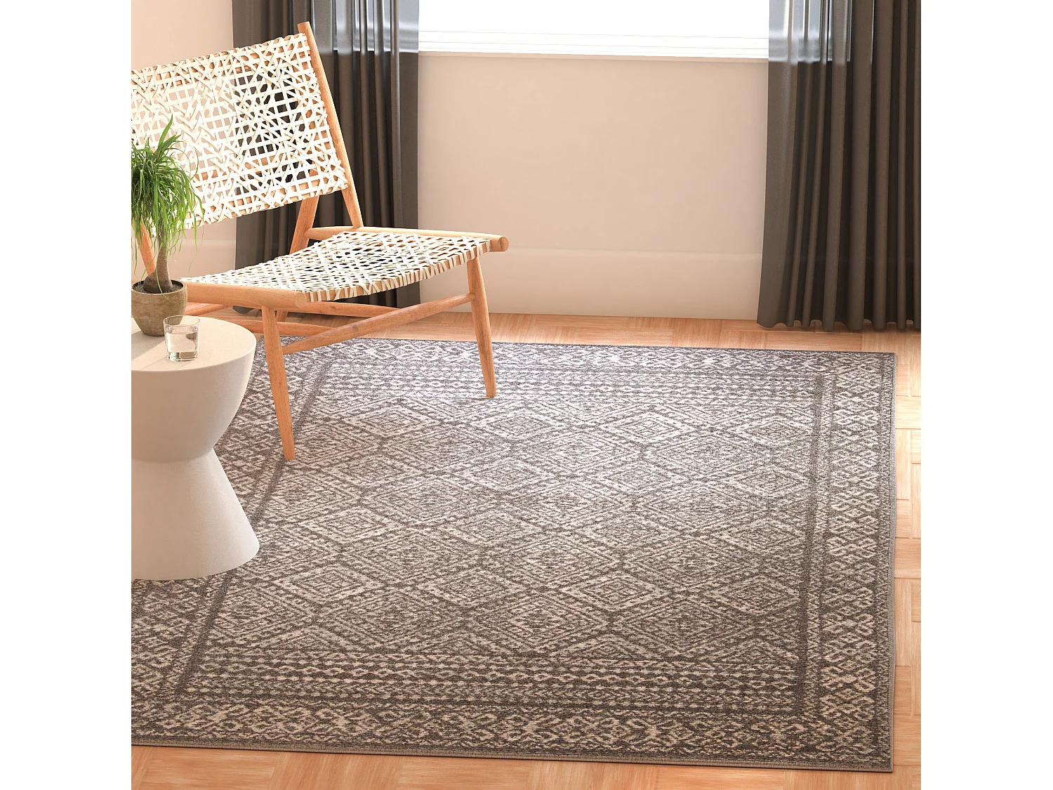 Tapis Gris/Neutre 122 X 183 cm - Catherine