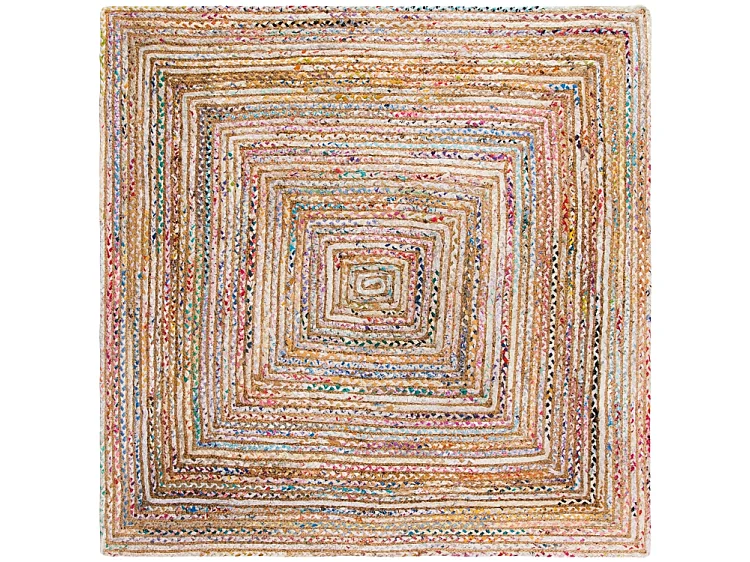 Tapis Beige/Multicolore 122 X 122 cm - Jessamine