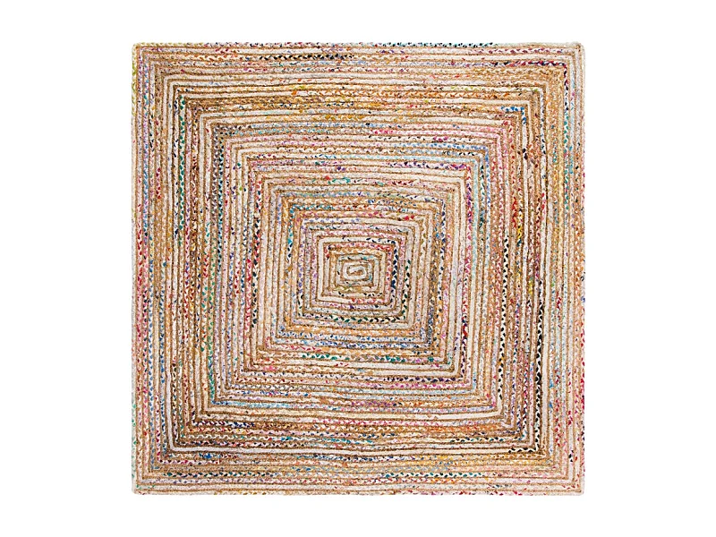 Tapis Beige/Multicolore 122 X 122 cm - Jessamine