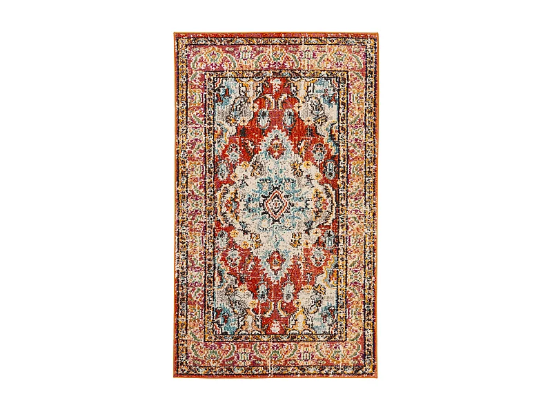 Tapis Orange/Bleu 201 X 279 cm - Milà