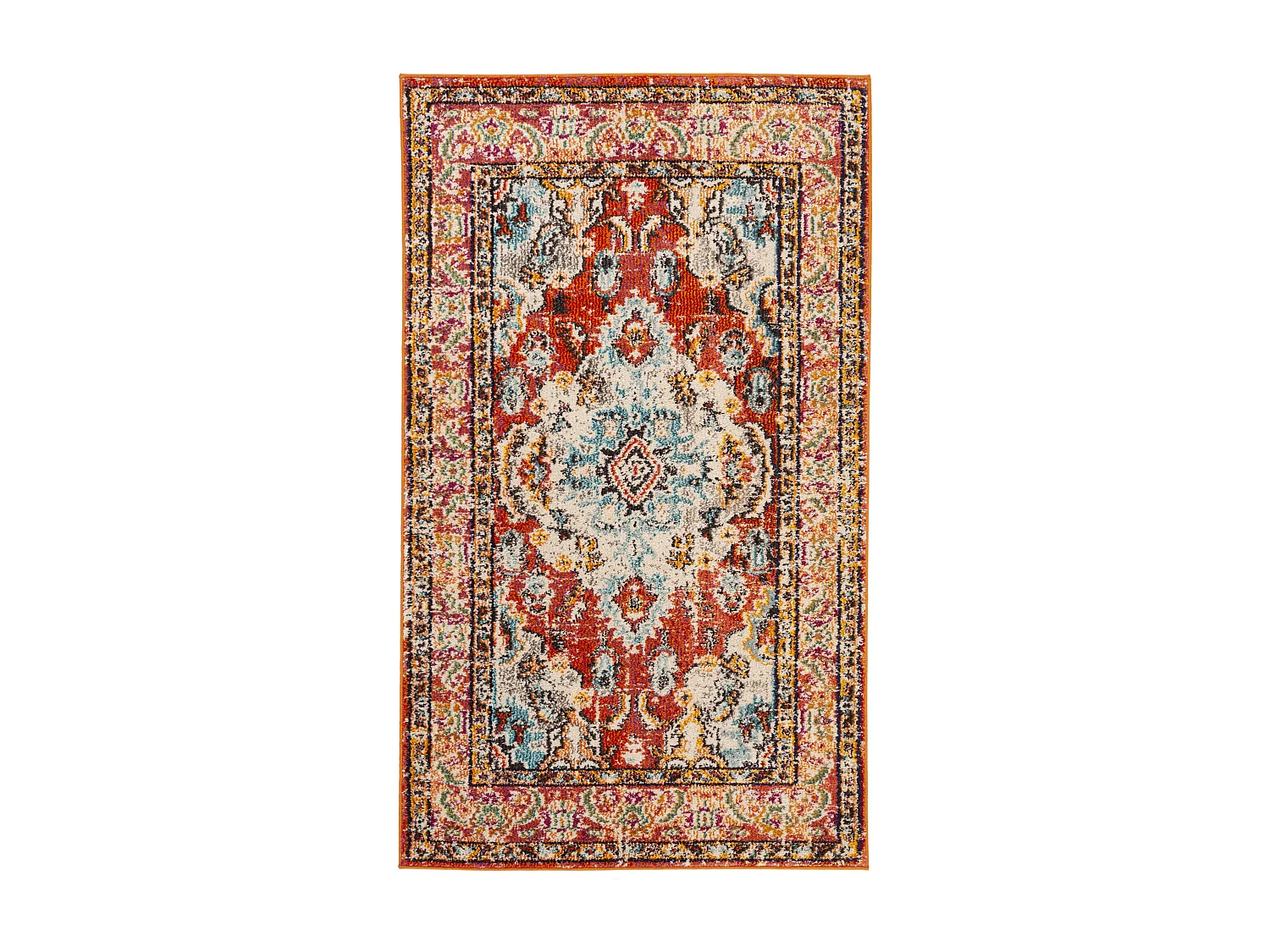 Tapis Orange/Bleu 201 X 279 cm - Milà