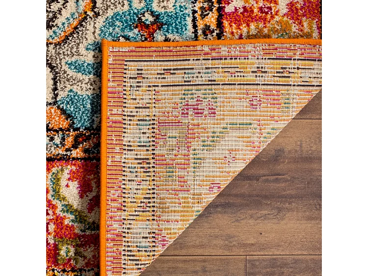Tapis Orange/Bleu 201 X 279 cm - Milà