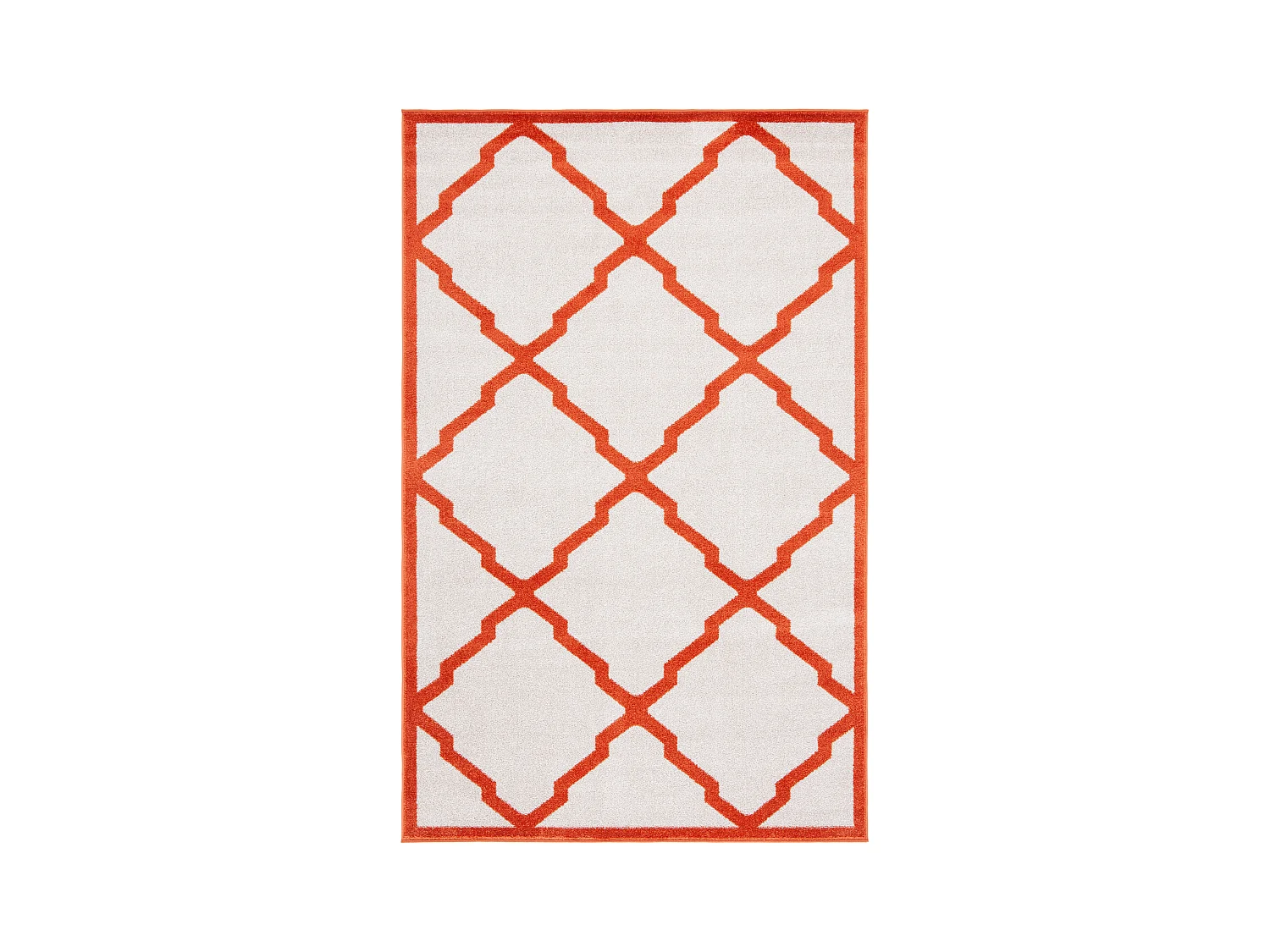 Tapis Neutre/Orange 152 X 244 cm - Lyric