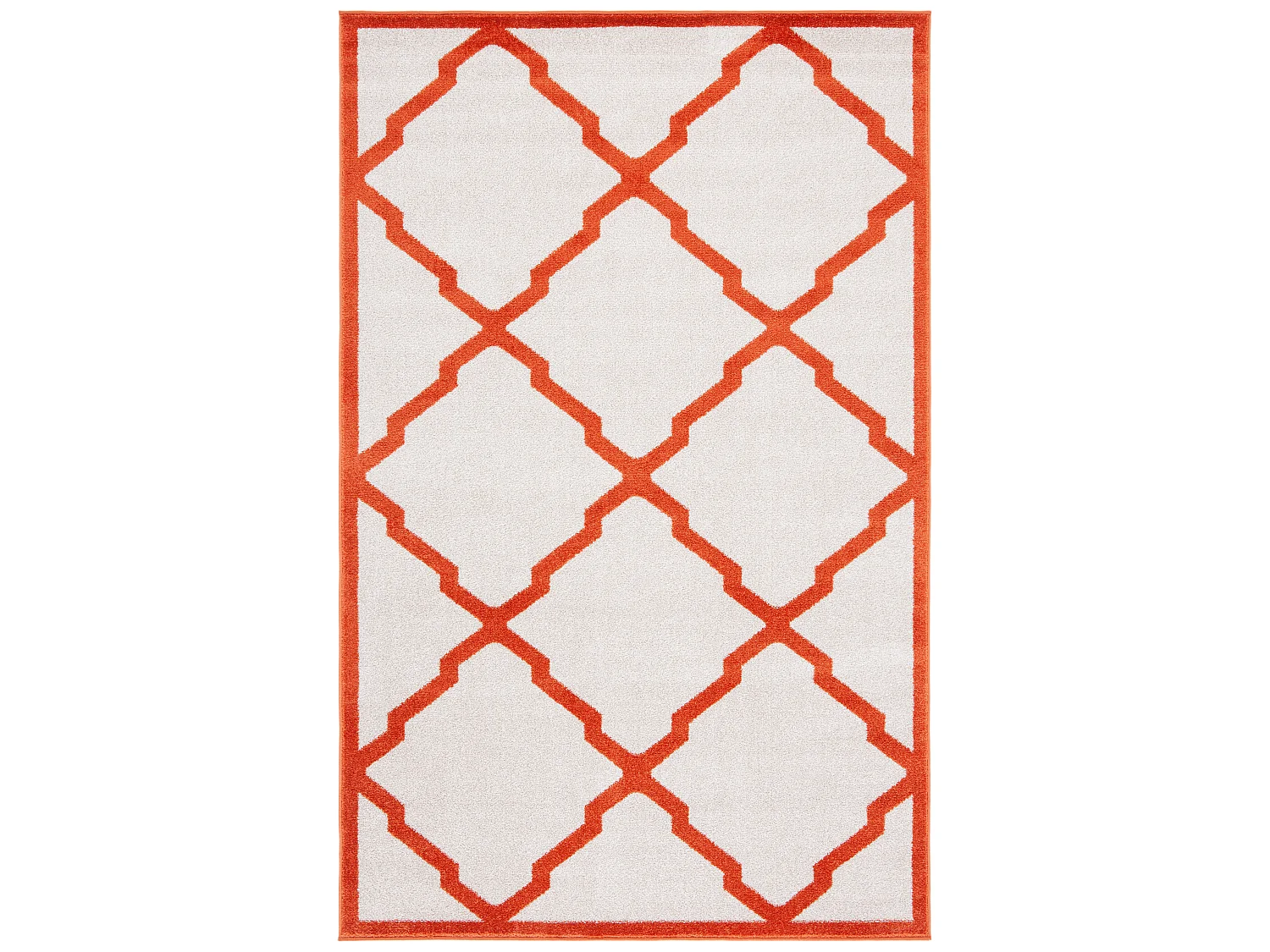 Tapis Neutre/Orange 152 X 244 cm - Lyric