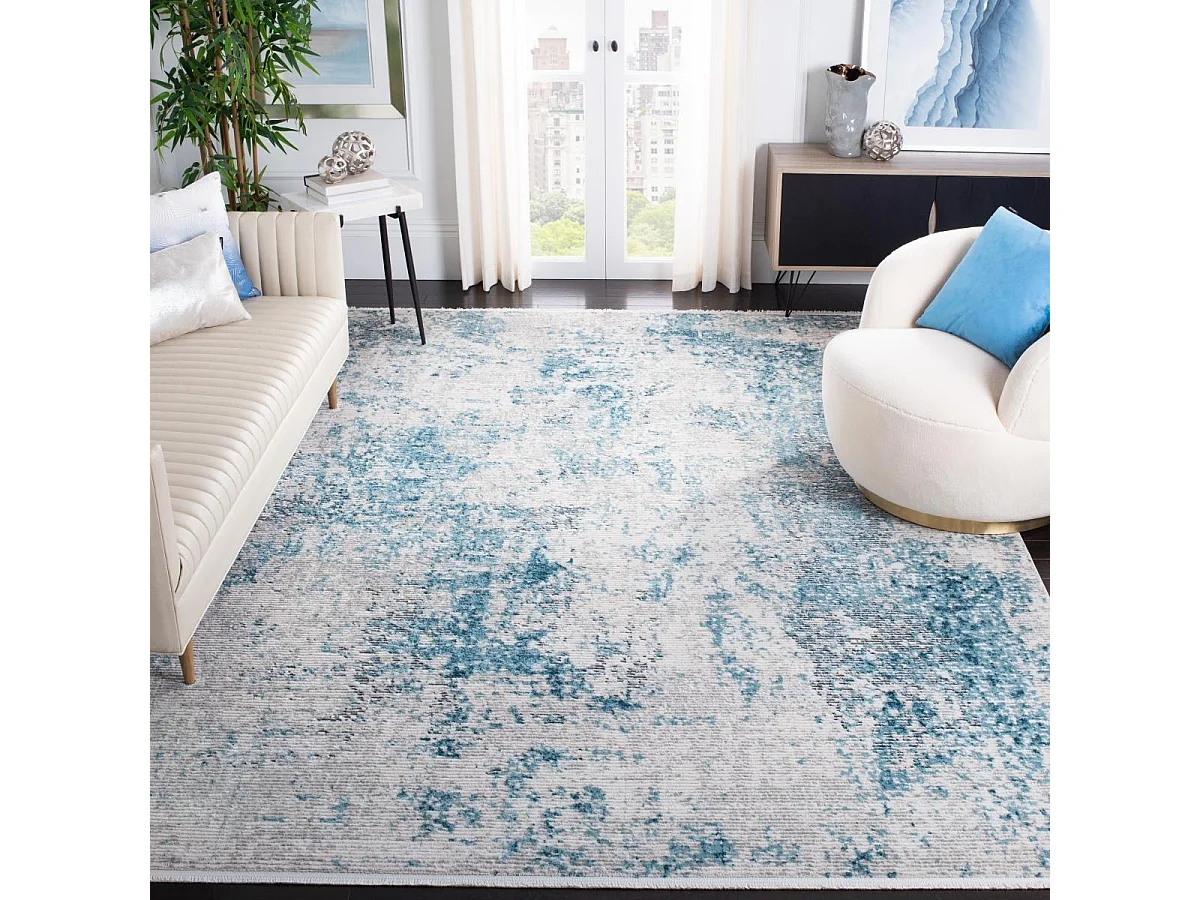 Tapis Bleu/Gris 160 X 229 cm - Hanna