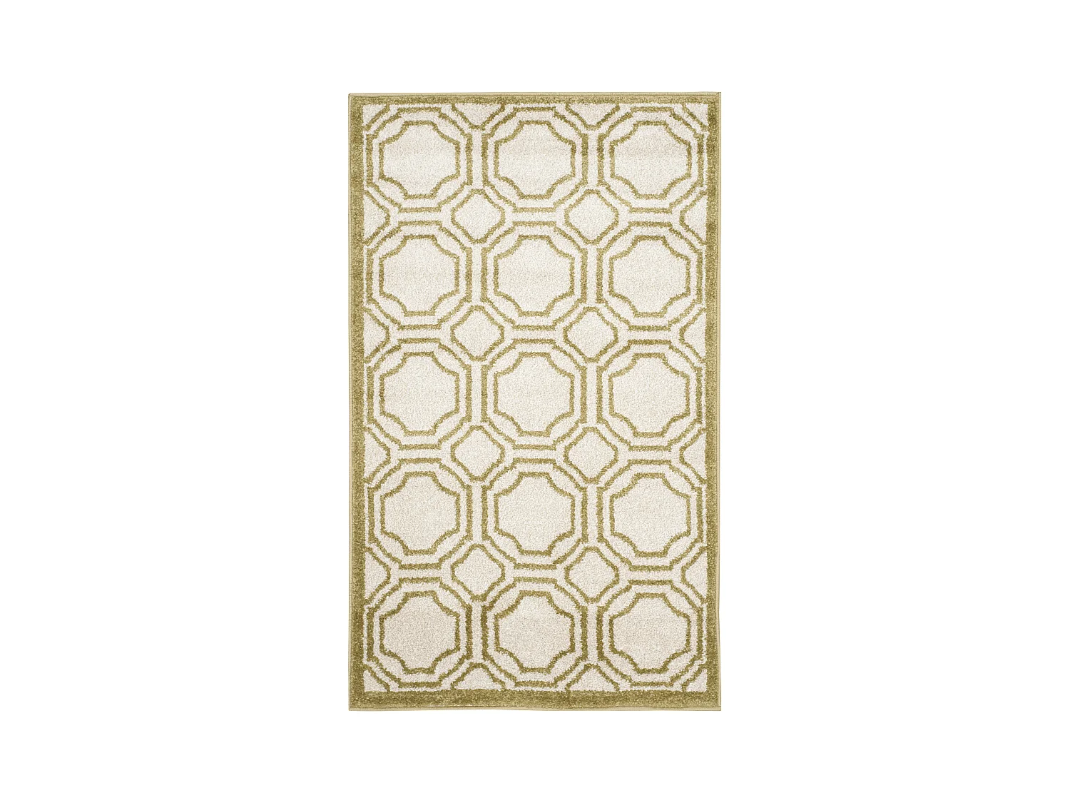 Tapis Neutre/Vert 76 X 122 cm - Ferrat