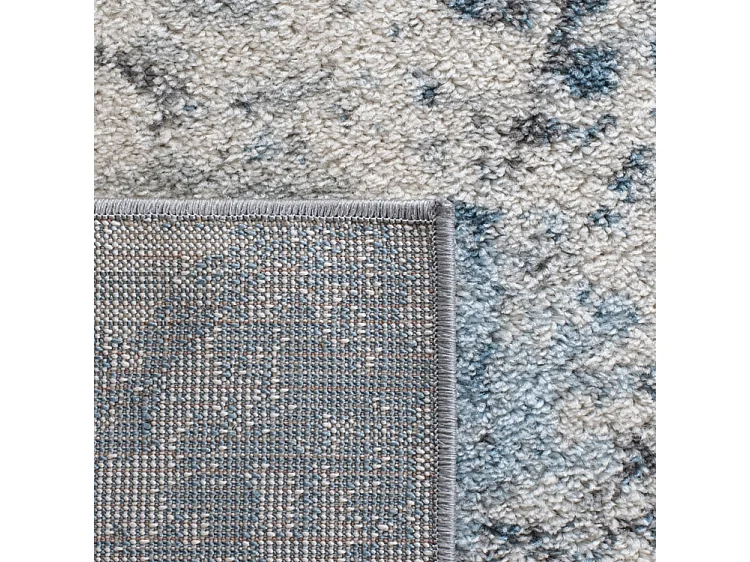 Tapis Neutre/Bleu 91 X 152 cm - Lia