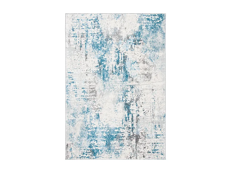 Tapis Neutre/Bleu 91 X 152 cm - Lia
