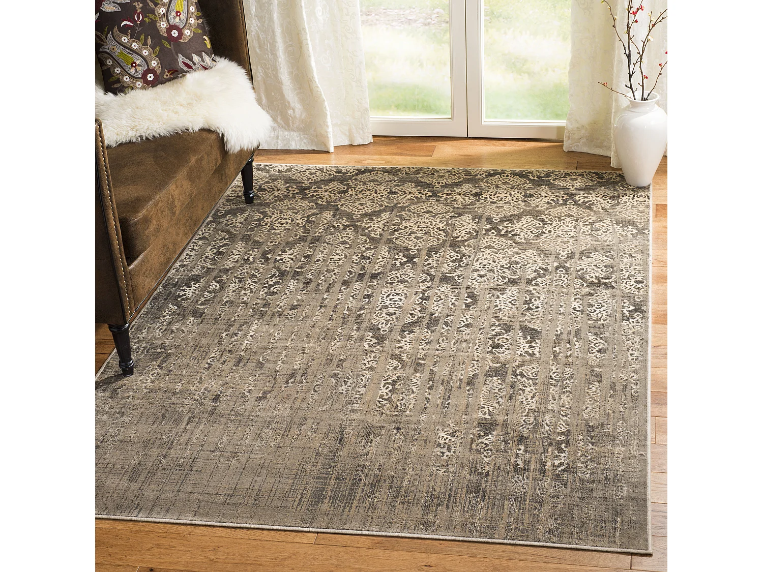 Tapis Marron/Neutre 122 X 170 cm - Sorel