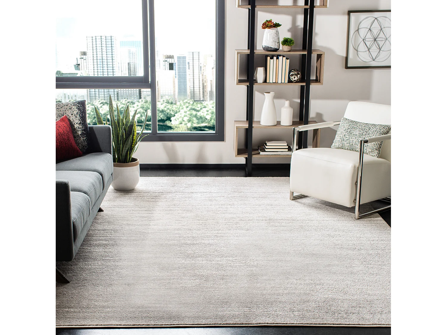 Tapis Ivoire/Argent 235 x 305 cm - Marius