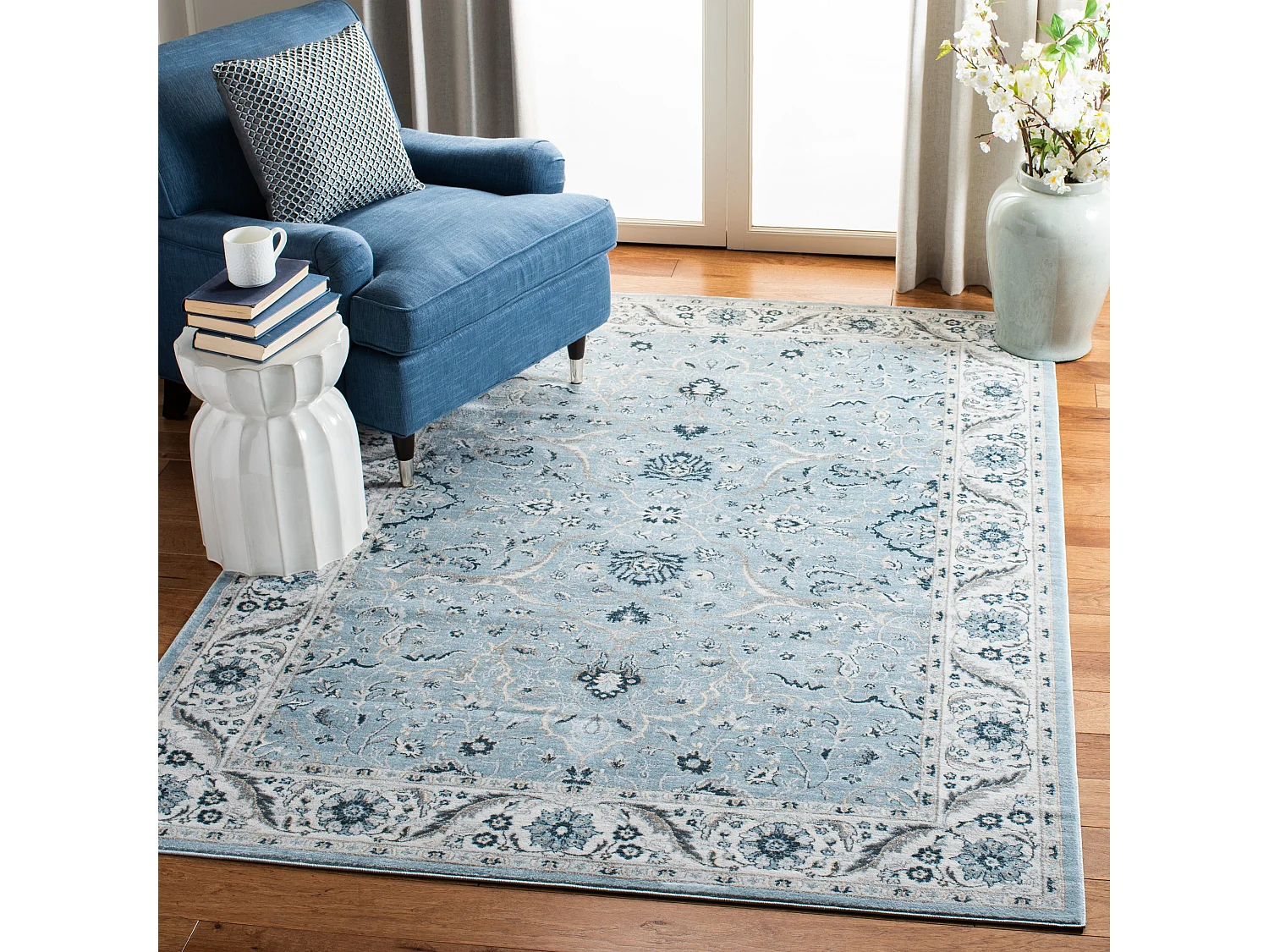 Tapis Bleu 122 X 183 cm - Isabel