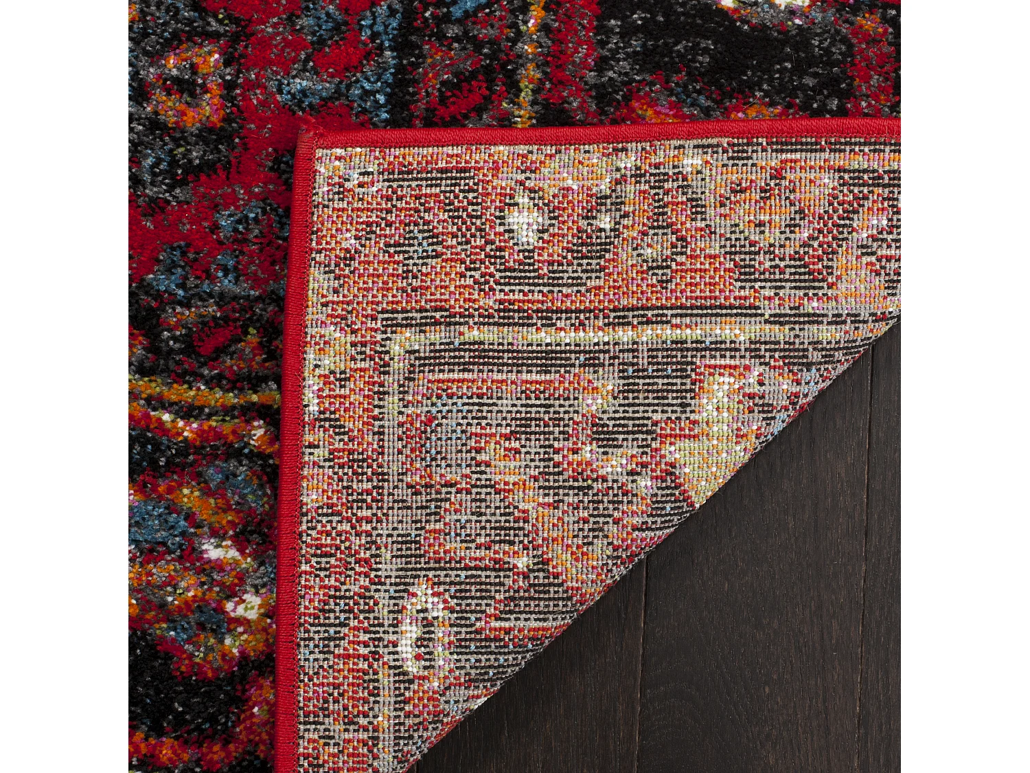 Tapis Rouge/Multicolore 69 X 122 cm - Henley