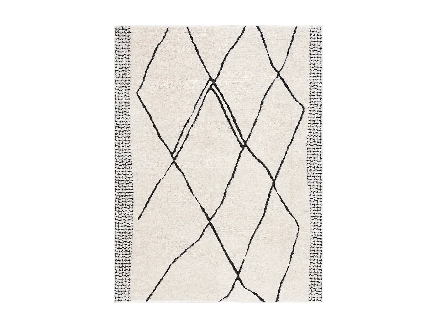 Tapis Ivoire/Noir 122 X 183 cm - Luxury