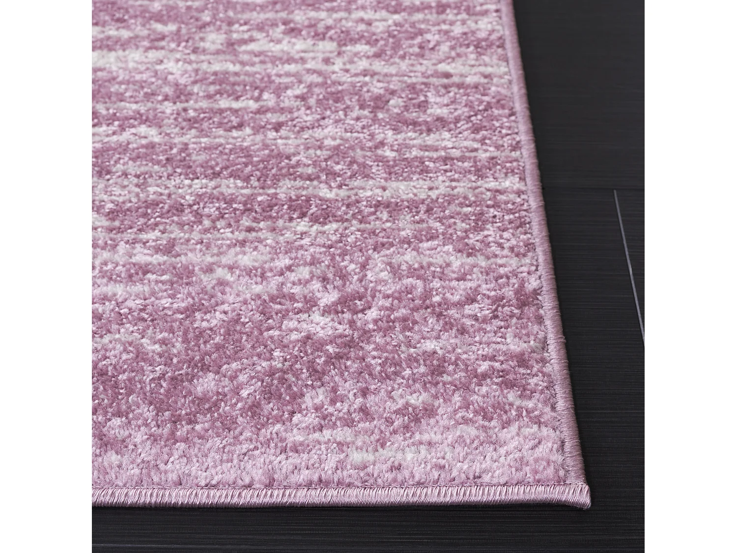 Tapis Crème/Violet 76 x 244 cm - Marius
