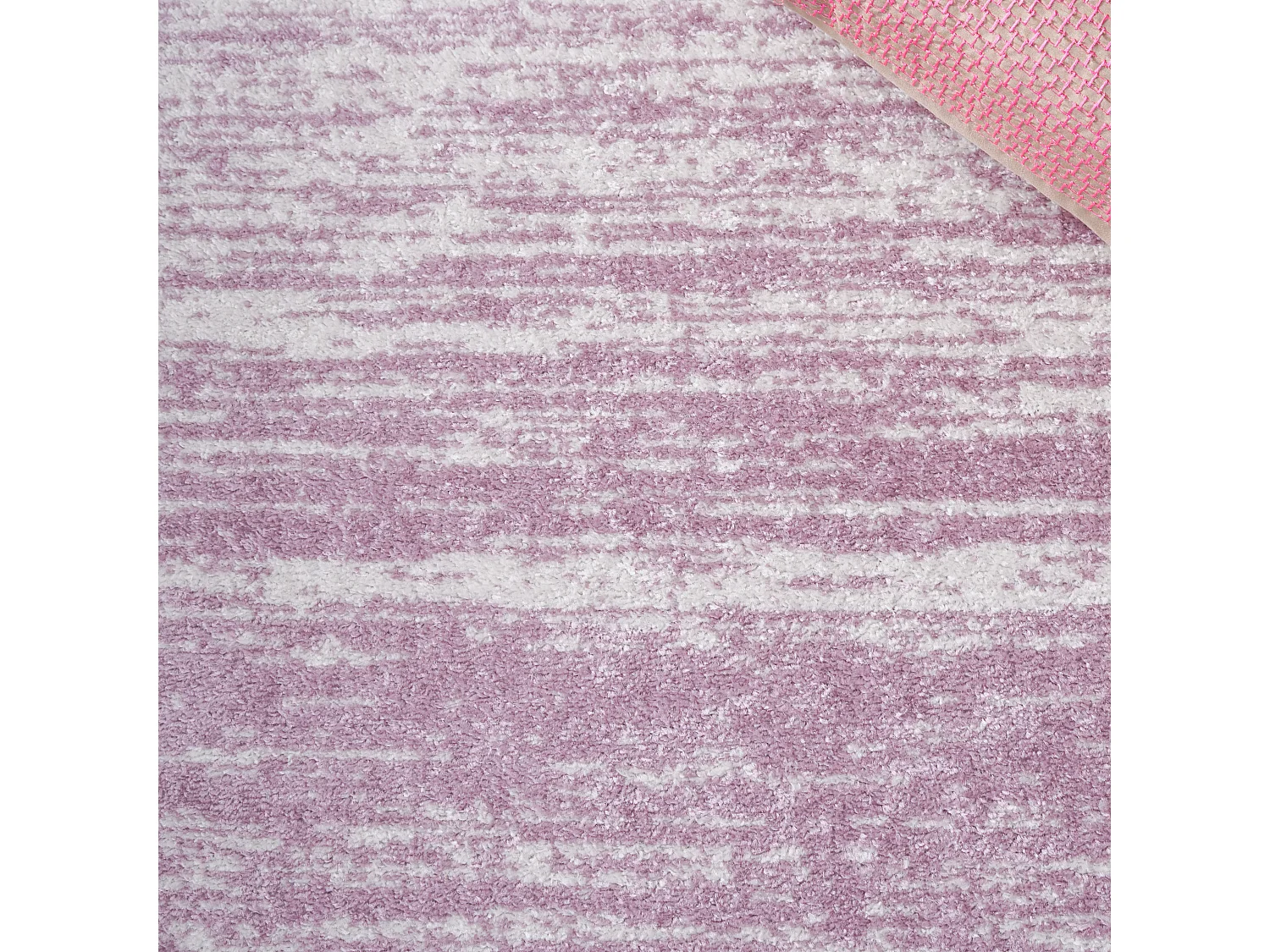 Tapis Crème/Violet 76 x 244 cm - Marius