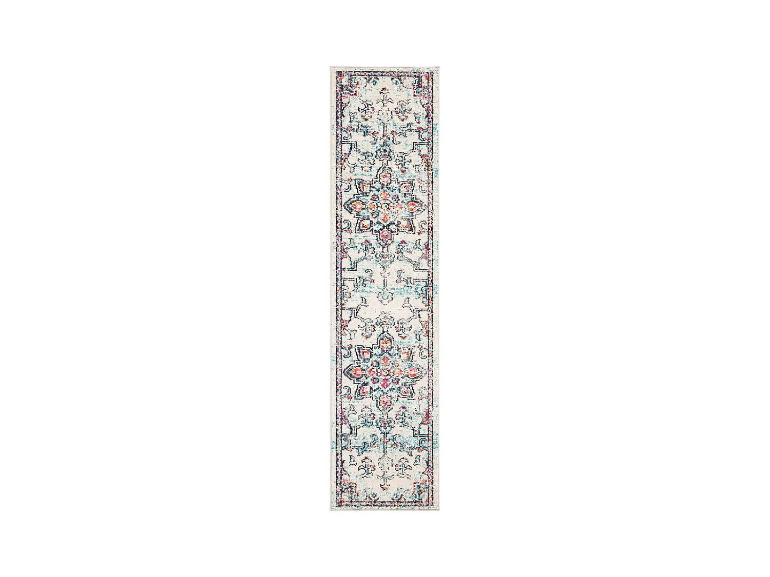 Tapis Crème/Bleu 61 X 244 cm - Malaya